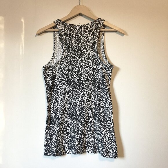 100% Cotton Animal Print Cotton Tank Top - Picture 2 of 12